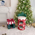 Dailypets Festive Cat Tree and Double Cat Bed Set with Christmas Tree Design
