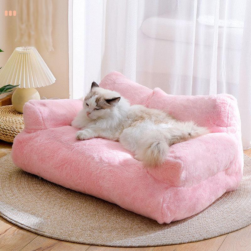 Dailypets ComfyPaw Cat Sofa – Modern Plush Bed with Removable Cover