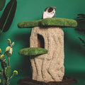 Dailypets Heavy Duty Cat Tree with Solid Wood Core and Spacious Cat Condo for Indoor Cats