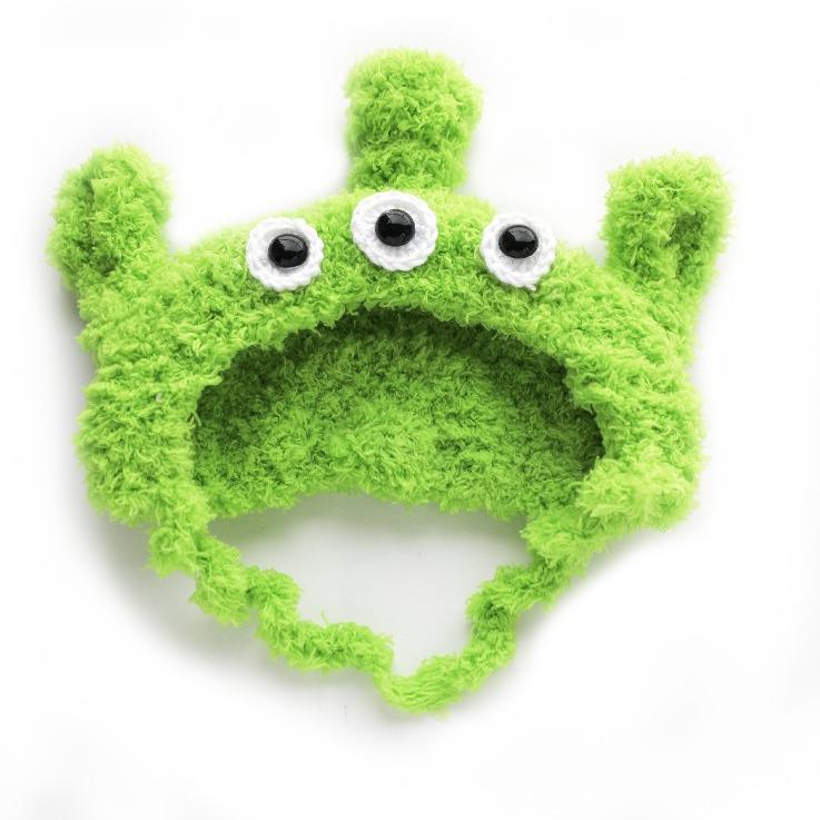 Dailypets Cute Alien Cat Accessory Set for Photo Sessions and Costume Parties
