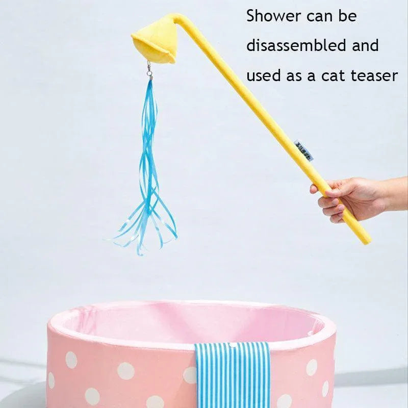 Dailypets Bubble Tub Cat Bed – Cozy Pink Cave Bed for Indoor Cats