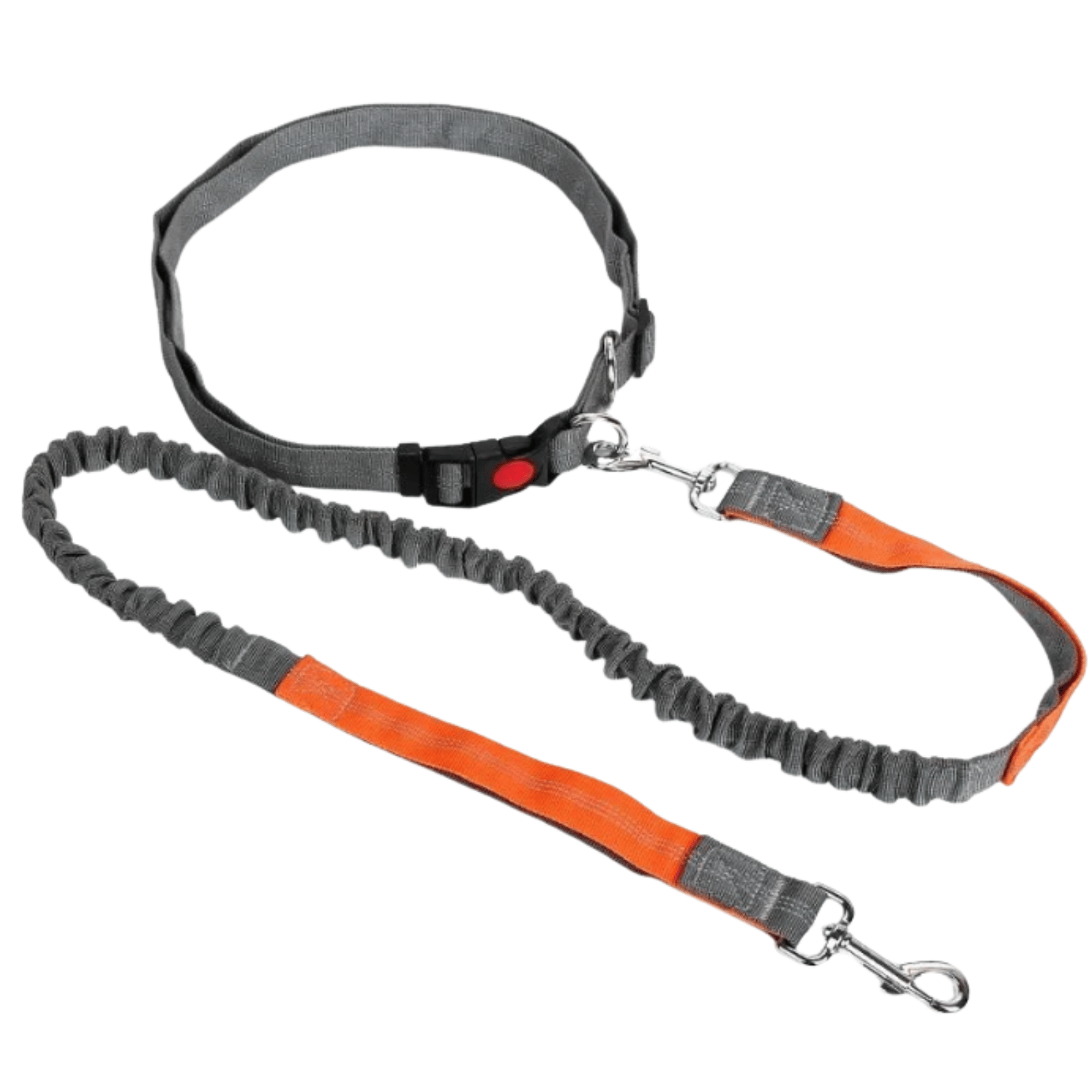 Dailypets Hands-Free Waist Dog Leash with Shock-Absorbing Bungee for Walking and Running