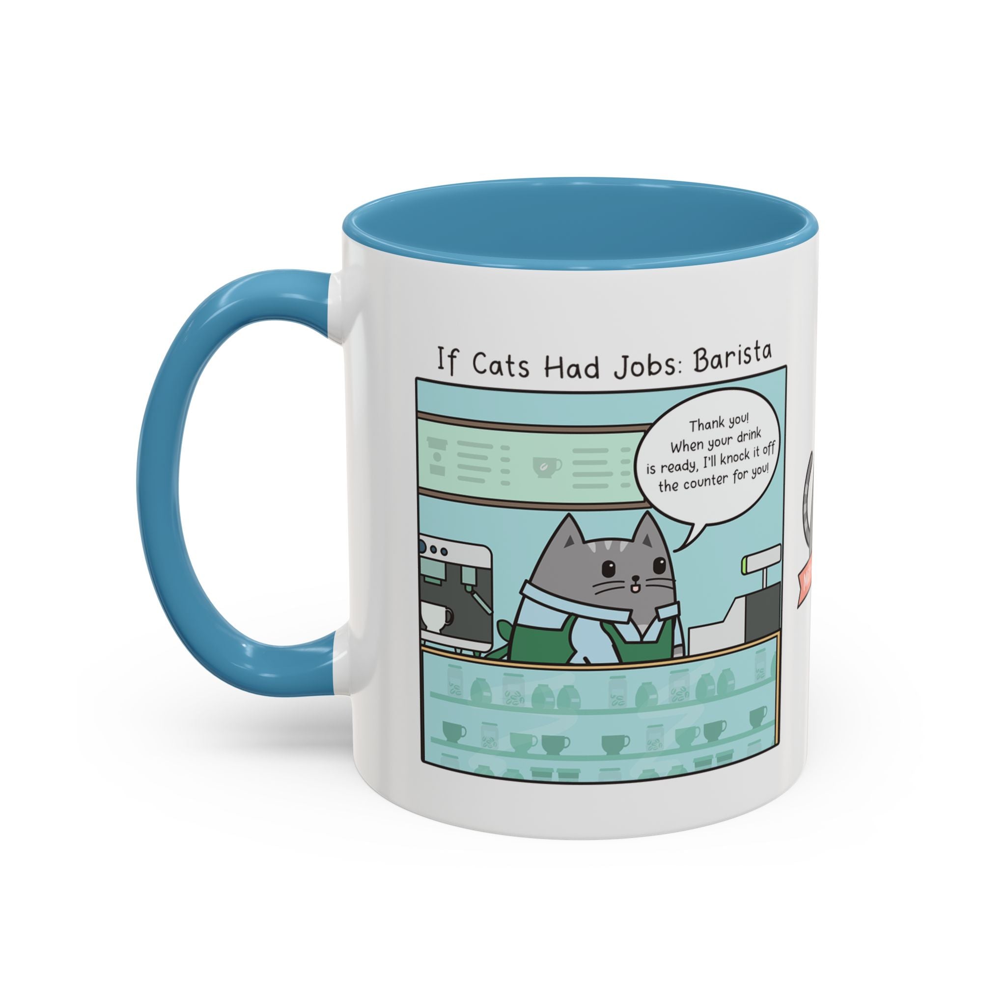 Dailypets Humorous Coffee Cat Mug