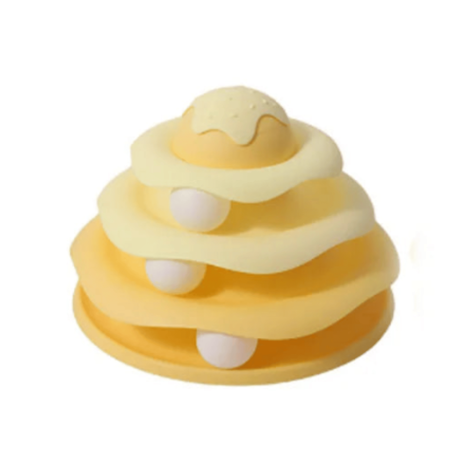 Dailypets Multi-Level Cat Ball Tower with Interactive Rolling Tracks for Indoor Play
