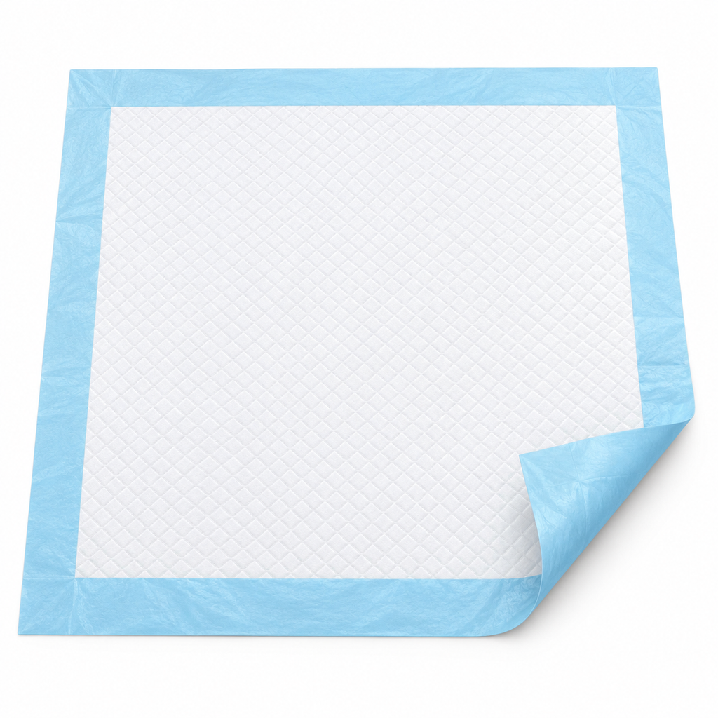 POUPIPETS Disposable Underpads – 100 Count 22 x 22 in Super Absorbent Leakproof Pet Pads