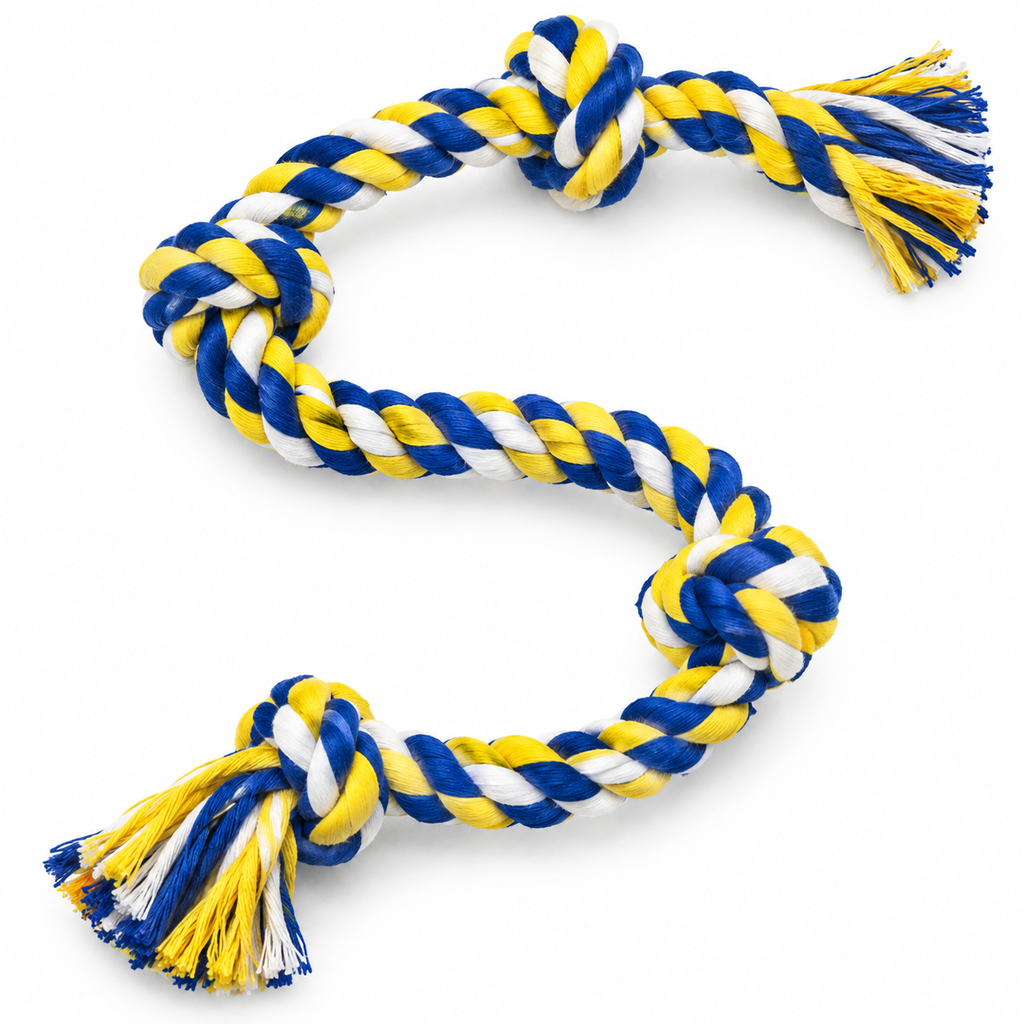 POUPIPETS Dog Rope Toys – 9 Pack Tough Chew & Tug Toys for Aggressive Chewers