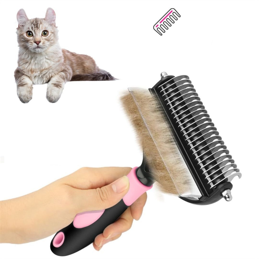 Dailypets 2-in-1 Pet Shedding Comb – Deshedding & Dematting Grooming Tool