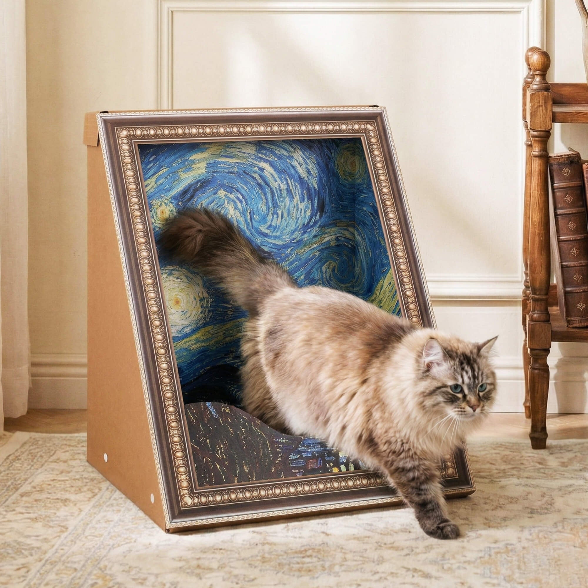 Dailypets Decorative Cat Scratcher with Replaceable Scratch Pad