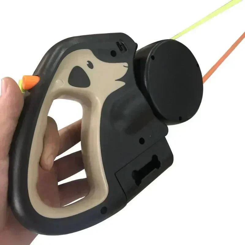 Dailypets 3-in-1 Dual Retractable Dog Leash with Flashlight & Waste Bag Holder