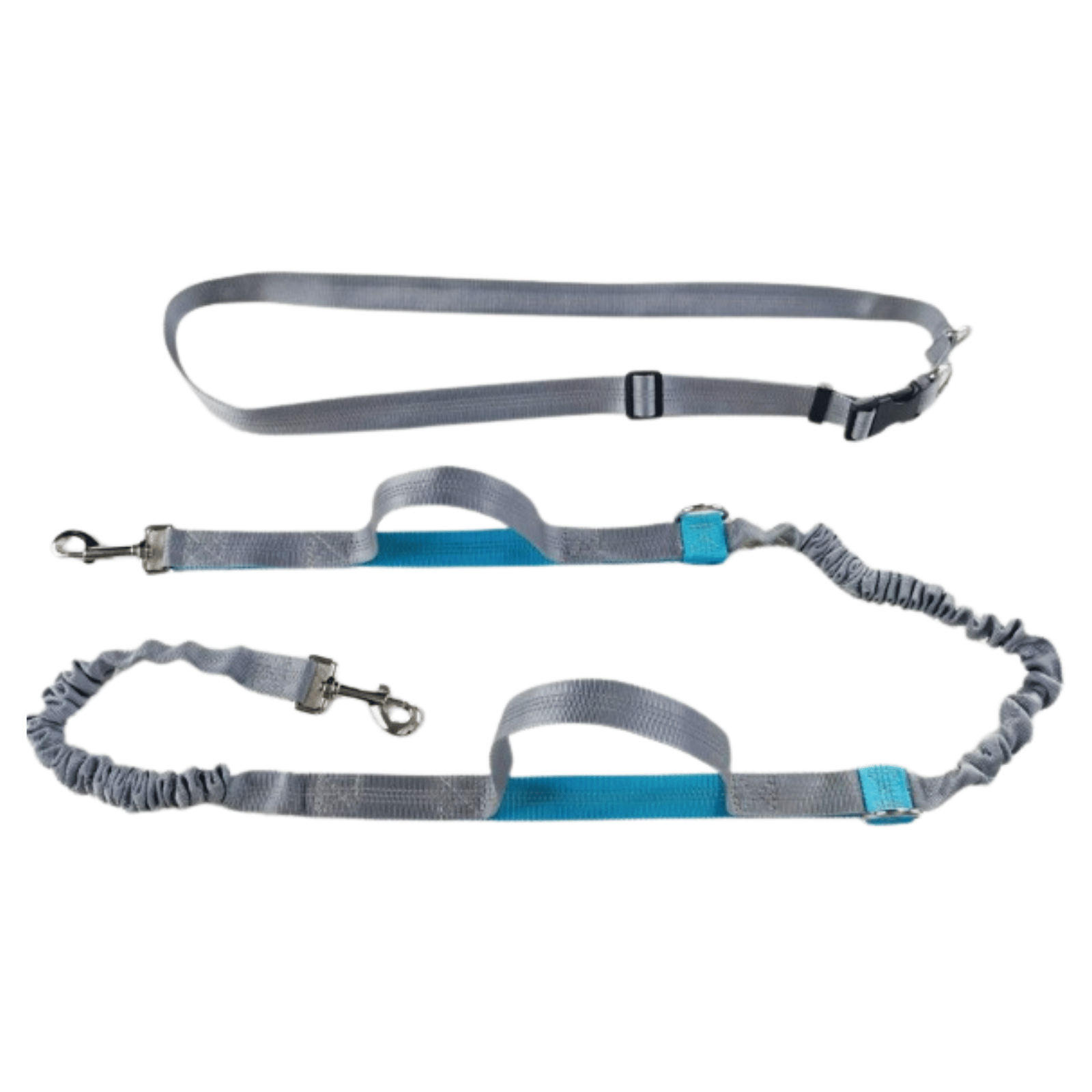 Dailypets Hands-Free Dog Leash with Adjustable Waist Belt & Dual Bungee Design