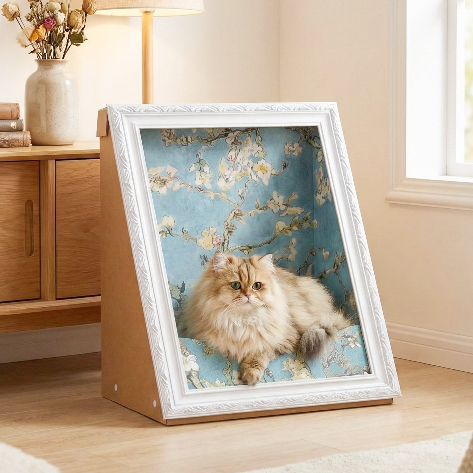 Dailypets Decorative Cat Scratcher with Replaceable Scratch Pad
