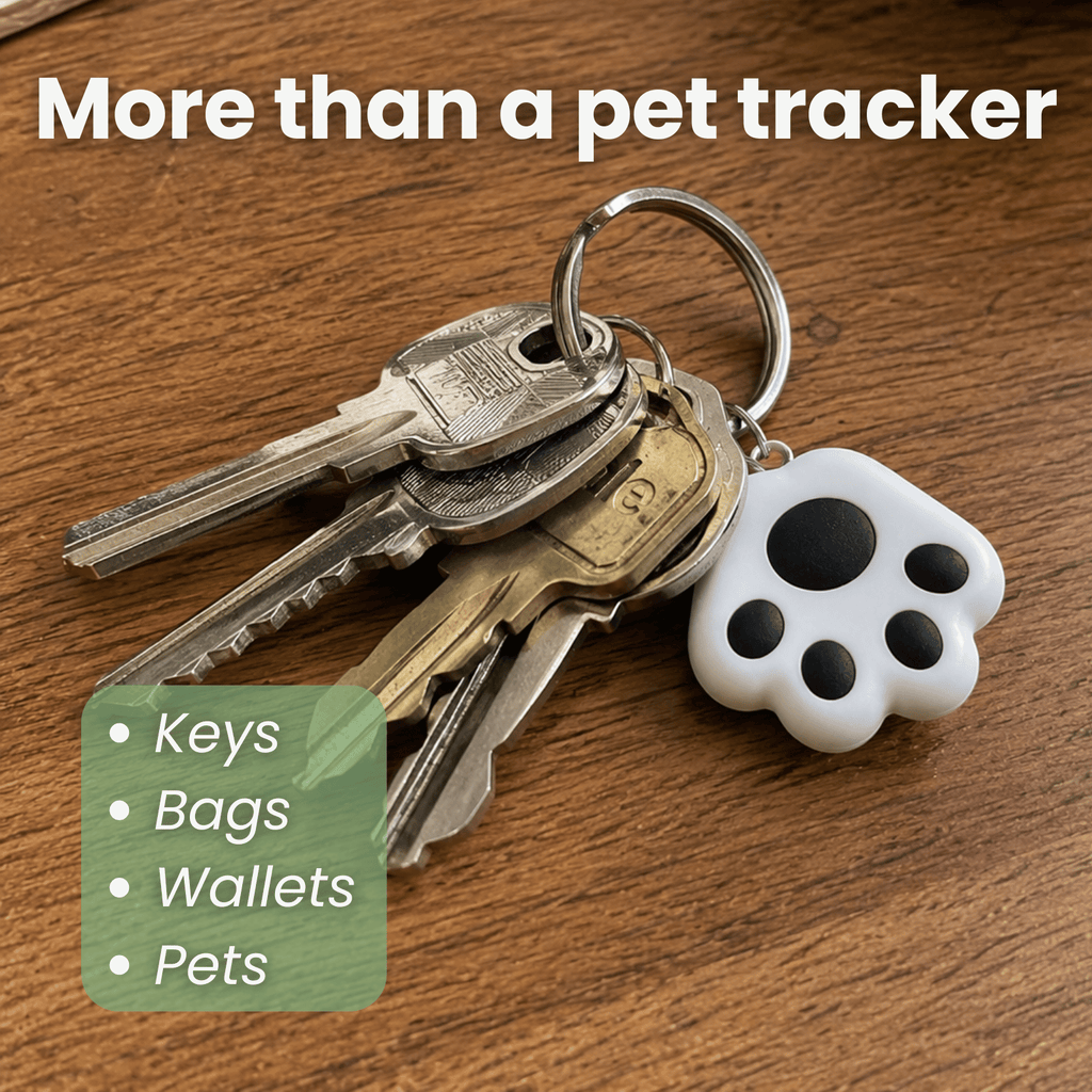 Dailypets Compact Bluetooth Tracker for Pets, Keys, and Bags