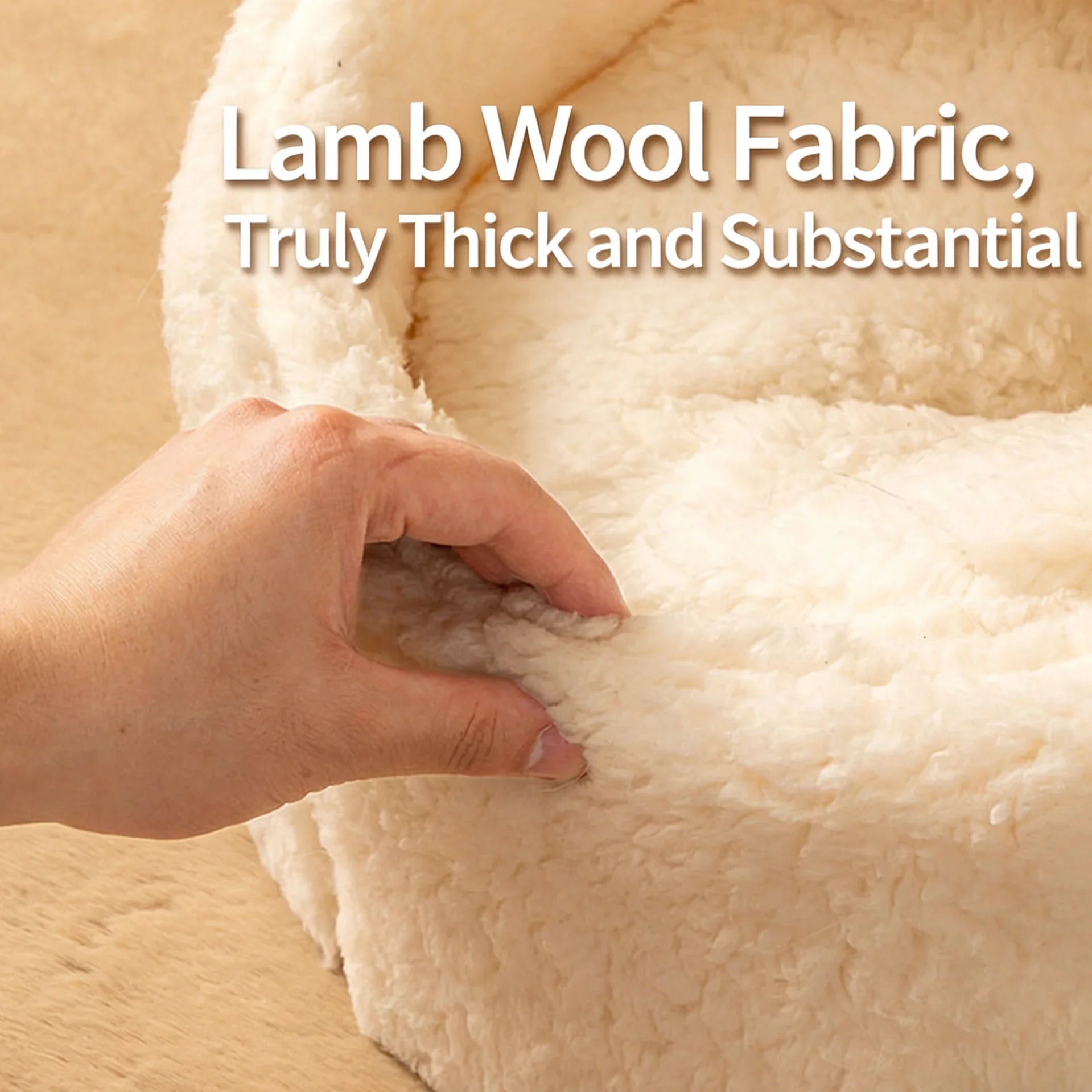 Dailypets Cloud Fleece Cat Bed with Cozy Slipper-Inspired Design for Warm Indoor Comfort