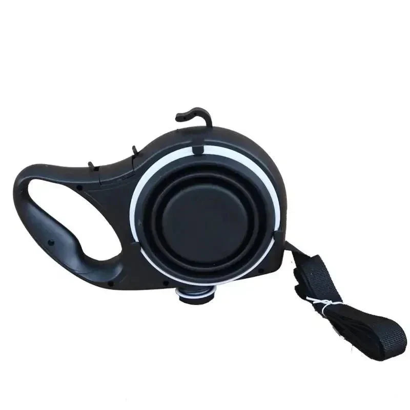 Dailypets 4-in-1 Dog Leash with Water Bottle, Bowl, and Waste Bag Dispenser