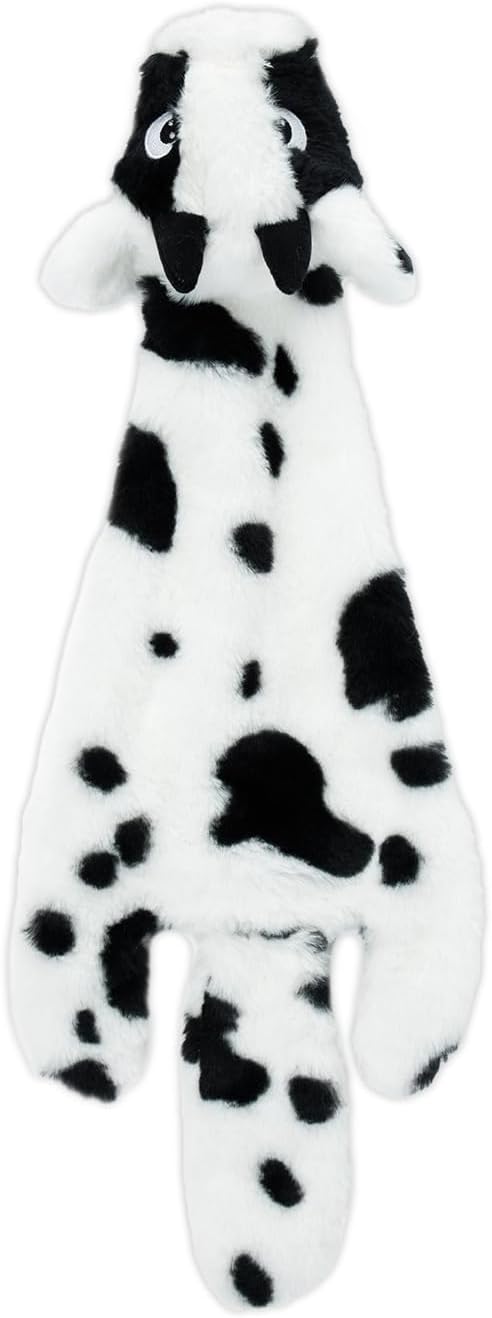 Dailypets Stuffless Wild Duck Plush Dog Toy with Dual Squeakers for Interactive Play