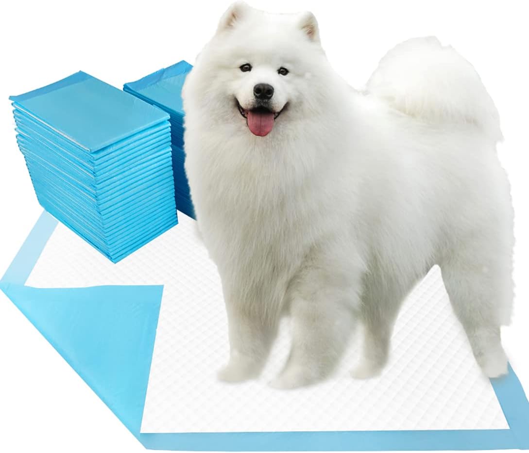 Poupipets Heavy Duty XXL Puppy Training Pads Super Absorbent Leak-Proof Dog Pee Pads