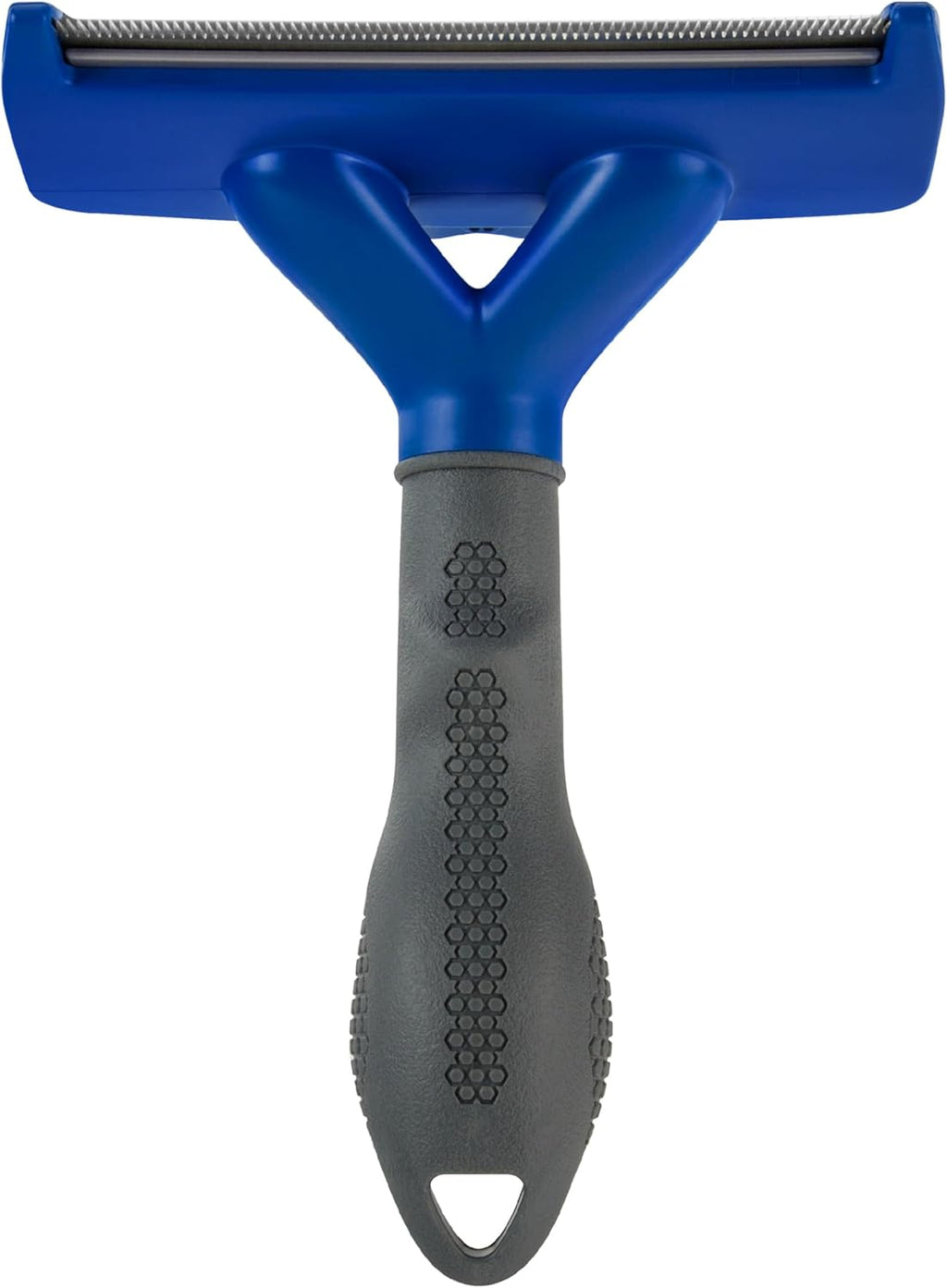 Poupipets Professional Dog Undercoat Deshedding Tool for Large Long-Haired Dogs with Easy Hair Release