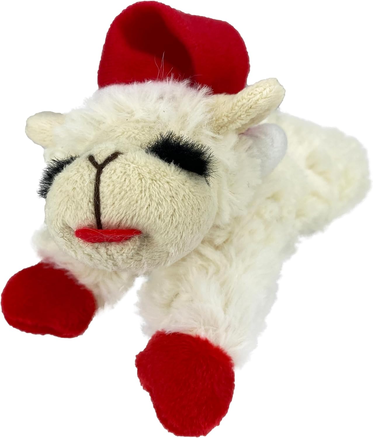 Dailypets Plush Squeaky Lamb Dog Toy for Cuddling, Fetch, and Everyday Play