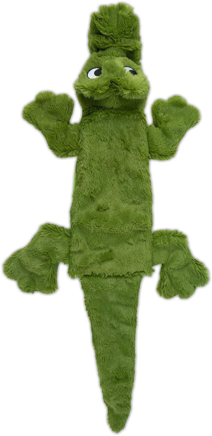Dailypets Stuffless Wild Duck Plush Dog Toy with Dual Squeakers for Interactive Play