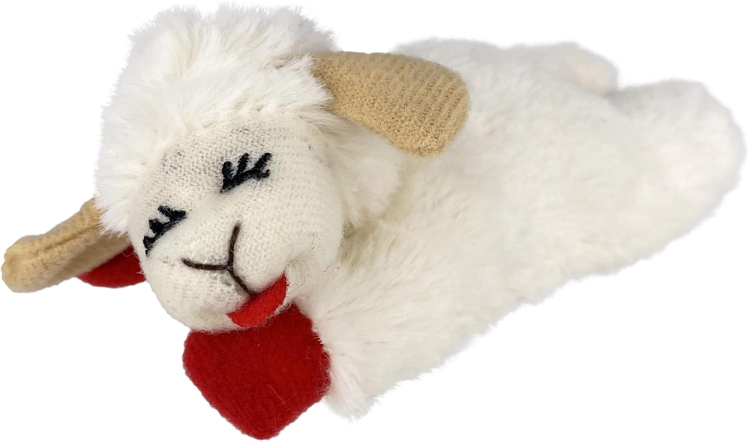 Dailypets Plush Squeaky Lamb Dog Toy for Cuddling, Fetch, and Everyday Play