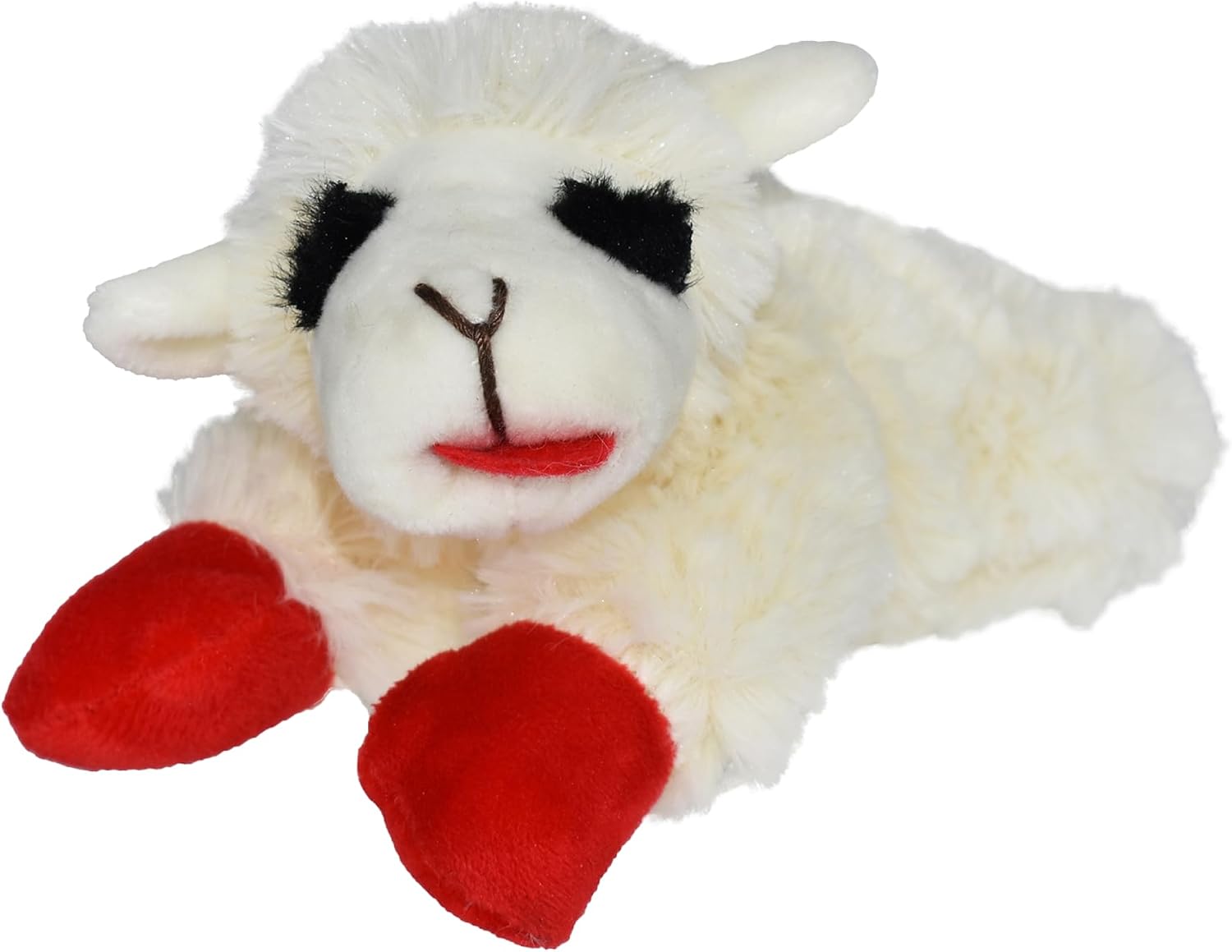 Dailypets Plush Squeaky Lamb Dog Toy for Cuddling, Fetch, and Everyday Play