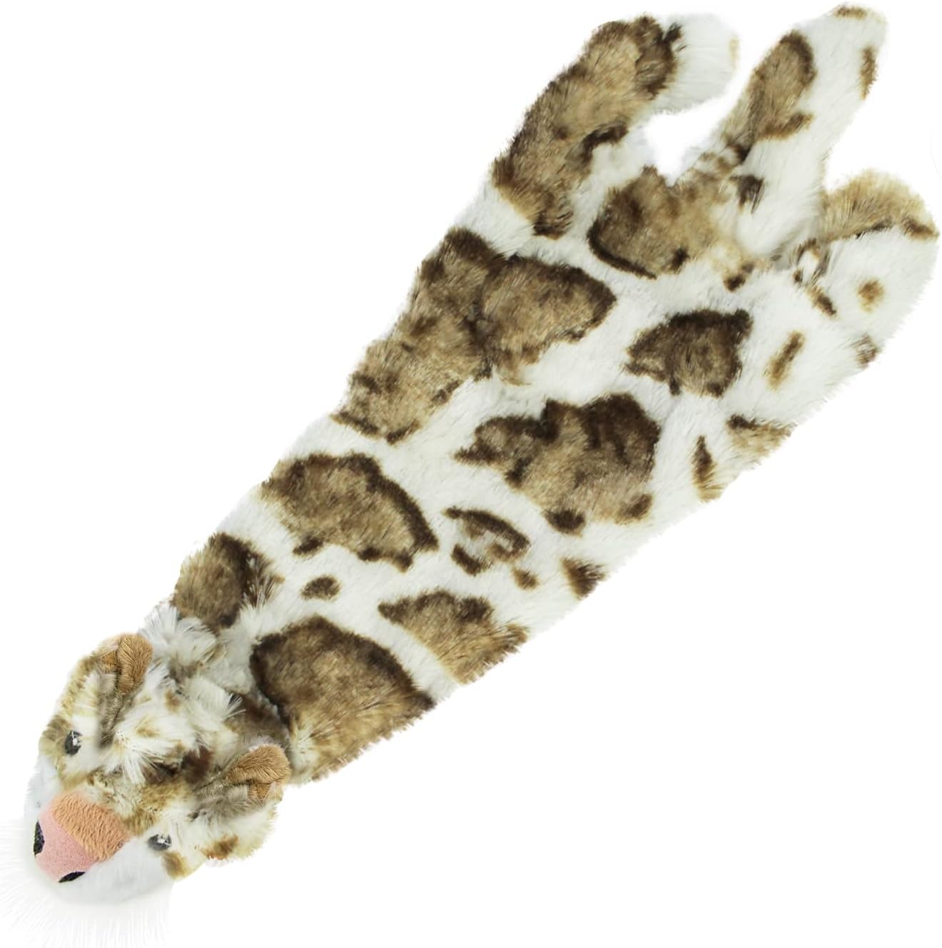 Dailypets Stuffless Wild Duck Plush Dog Toy with Dual Squeakers for Interactive Play