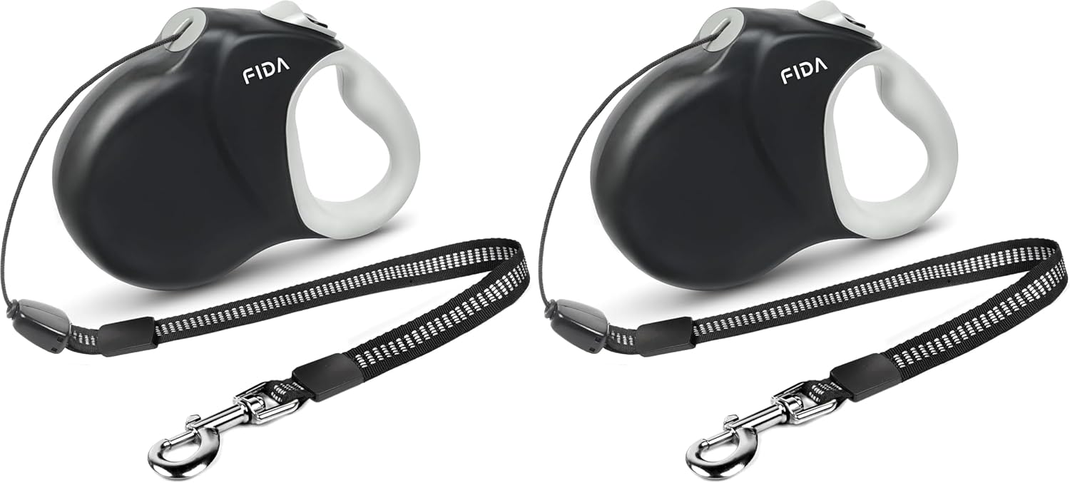 Poupipets 30 ft Dog Walking Cord Lead with Quick Brake and Comfortable Soft Grip