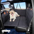Poupipets Hard Bottom Dog Back Seat Extender with Waterproof Hammock for Cars, SUVs and Trucks