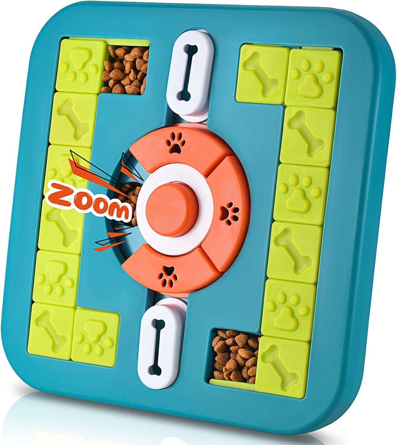 Dailypets Interactive Pet Puzzle Feeder with Treat Dispenser for Dogs and Cats IQ Play