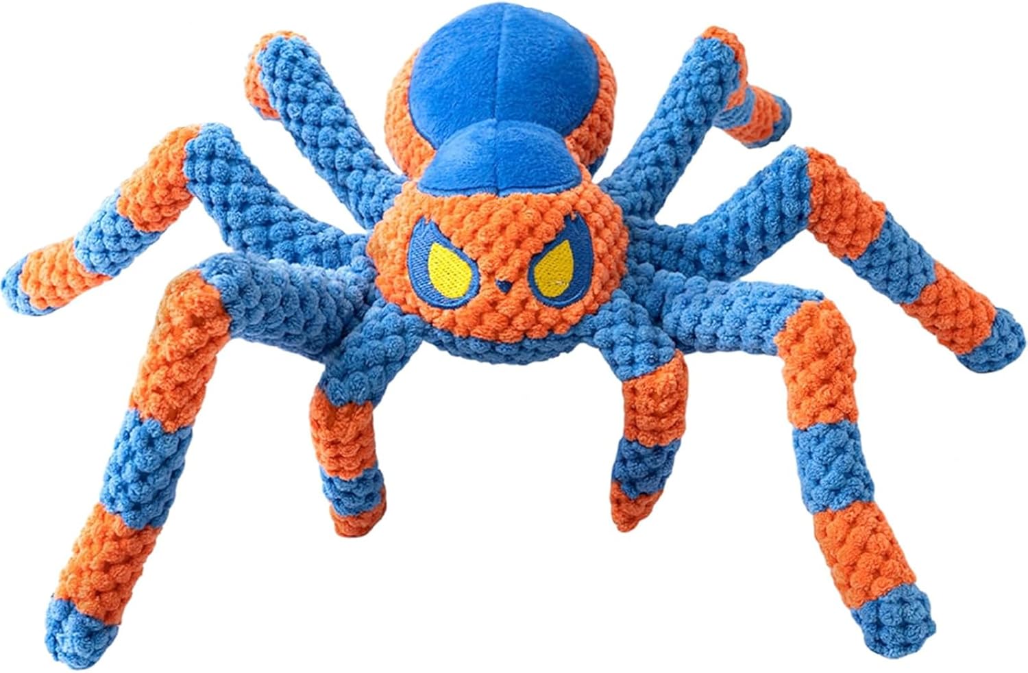Dailypets Interactive Octopus Dog Plush Toy with Squeaky Crinkle Tug Design
