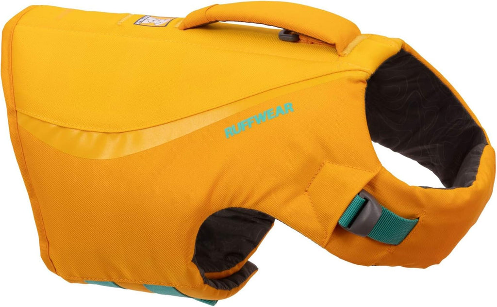 Poupipets Premium Dog Life Jacket with Lift Handle, Reflective Trim and Adjustable Fit