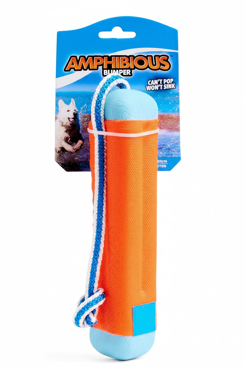 Dailypets Floating Dog Fetch Bumper with Rope Handle for Medium Dogs Water Play
