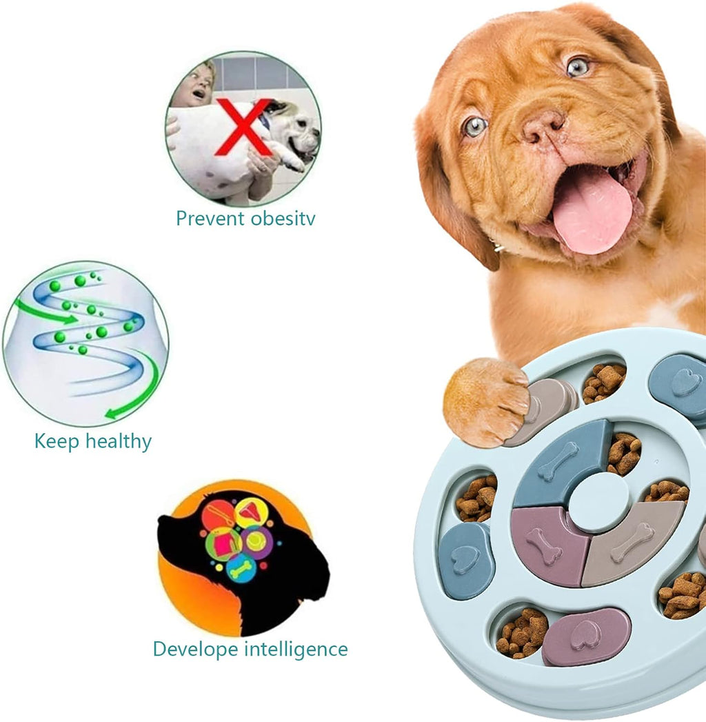 Dailypets Interactive Pet Puzzle Feeder for Dogs and Cats Slow Feeding IQ Toy