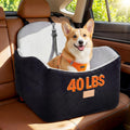 Poupipets Dog Booster Seat for Small and Medium Dogs with Soft Cushion and Safety Strap