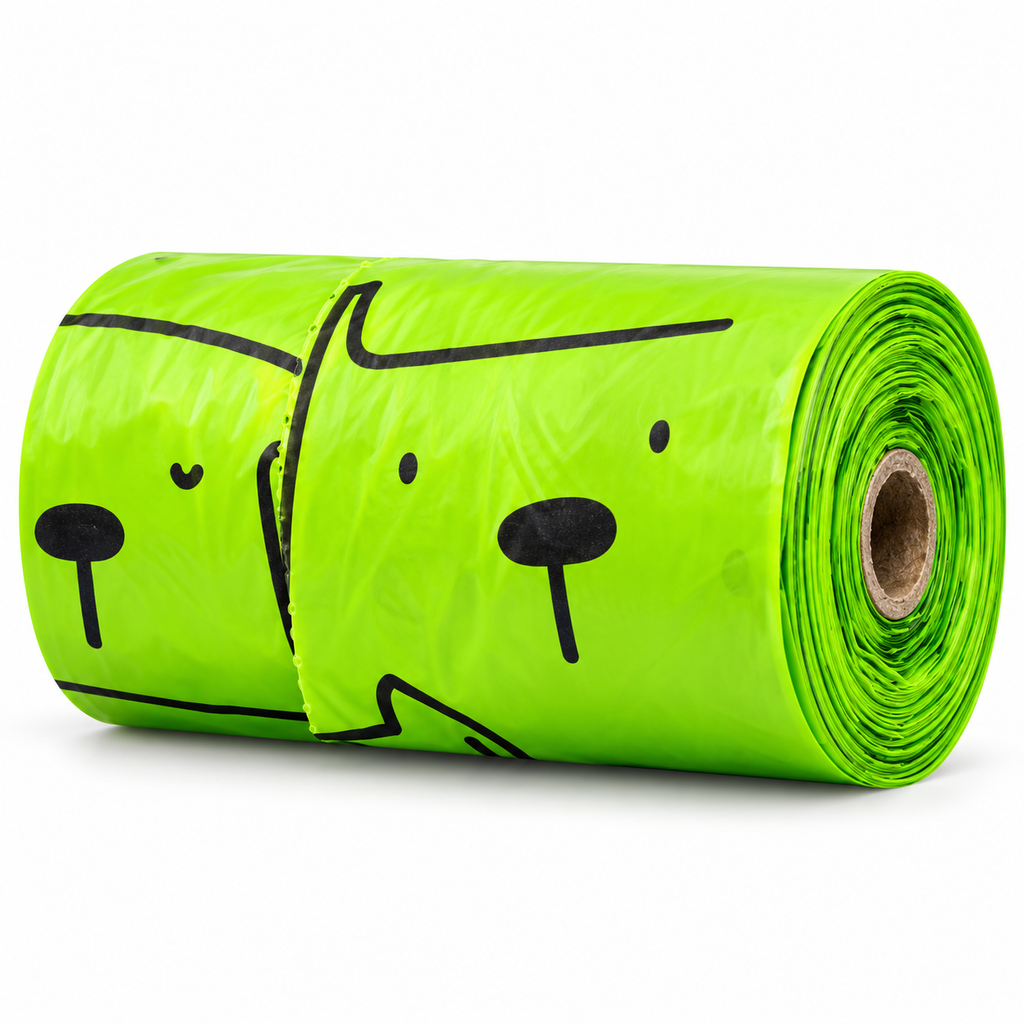 POUPIPETS Dog Poop Bags – 240 Home Compostable Plant-Based Waste Bags, 16 Rolls