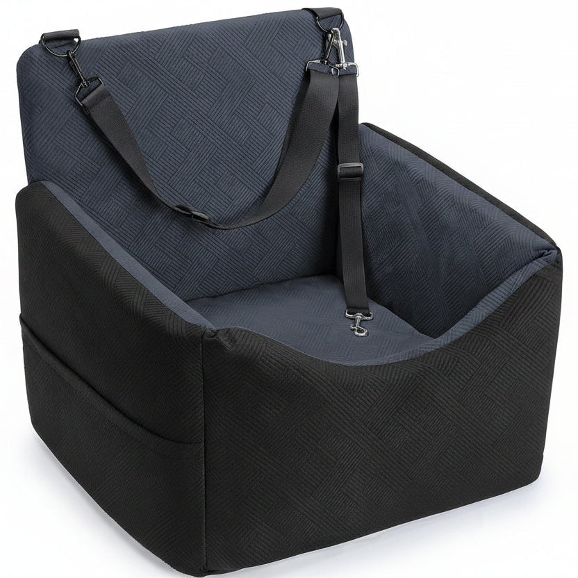 Poupipets Comfortable Dog Booster Seat with Memory Foam Support and Washable Cover