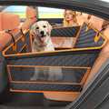 Poupipets Half Back Seat Dog Extender with Hard Base and Breathable Mesh Panels