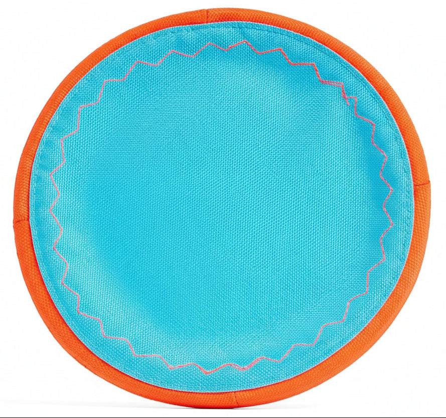 Dailypets Floating Dog Flying Disc with Soft Rubber Edge for Medium and Large Dogs