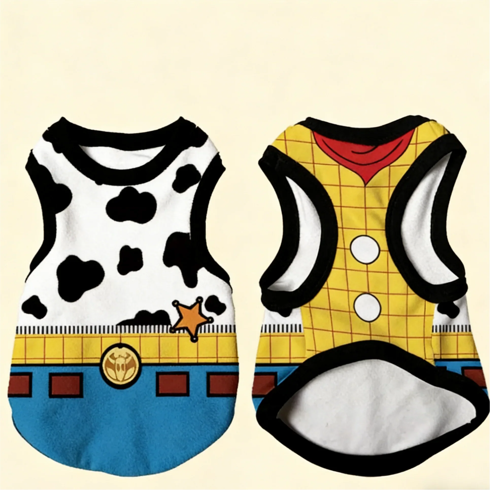 Dailypets Toy-Inspired Cat Vest Costume for Indoor Cats with Comfortable Everyday Fit