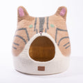 Dailypets Cozy Felted Wool Cat Cave for Kittens and Cats