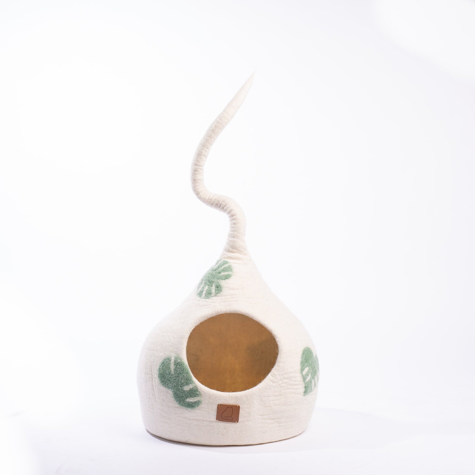 Dailypets Cozy Felted Wool Cat Cave for Cats of All Sizes