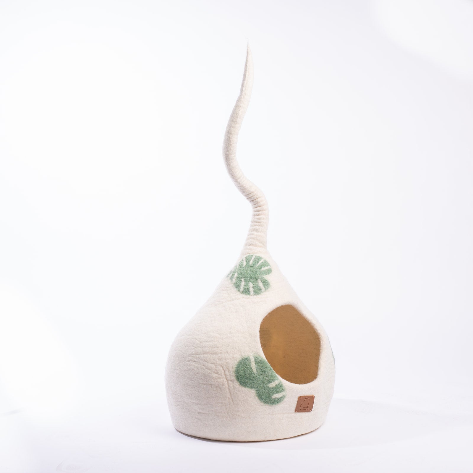 Dailypets Cozy Felted Wool Cat Cave for Cats of All Sizes