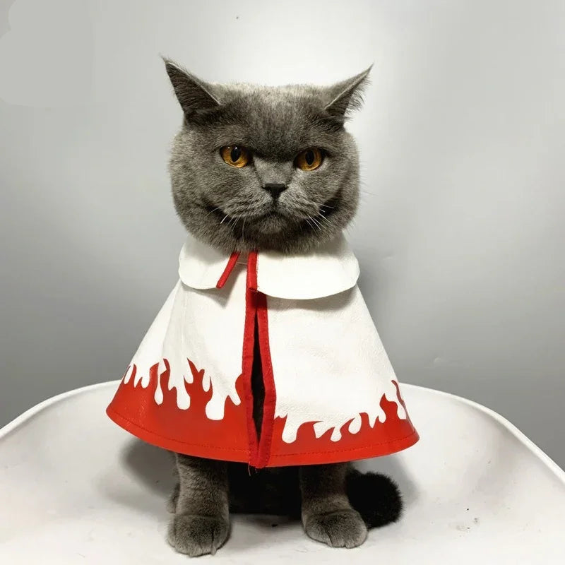 Dailypets Lightweight Anime Cat Cape for Indoor Cats and Special Occasions