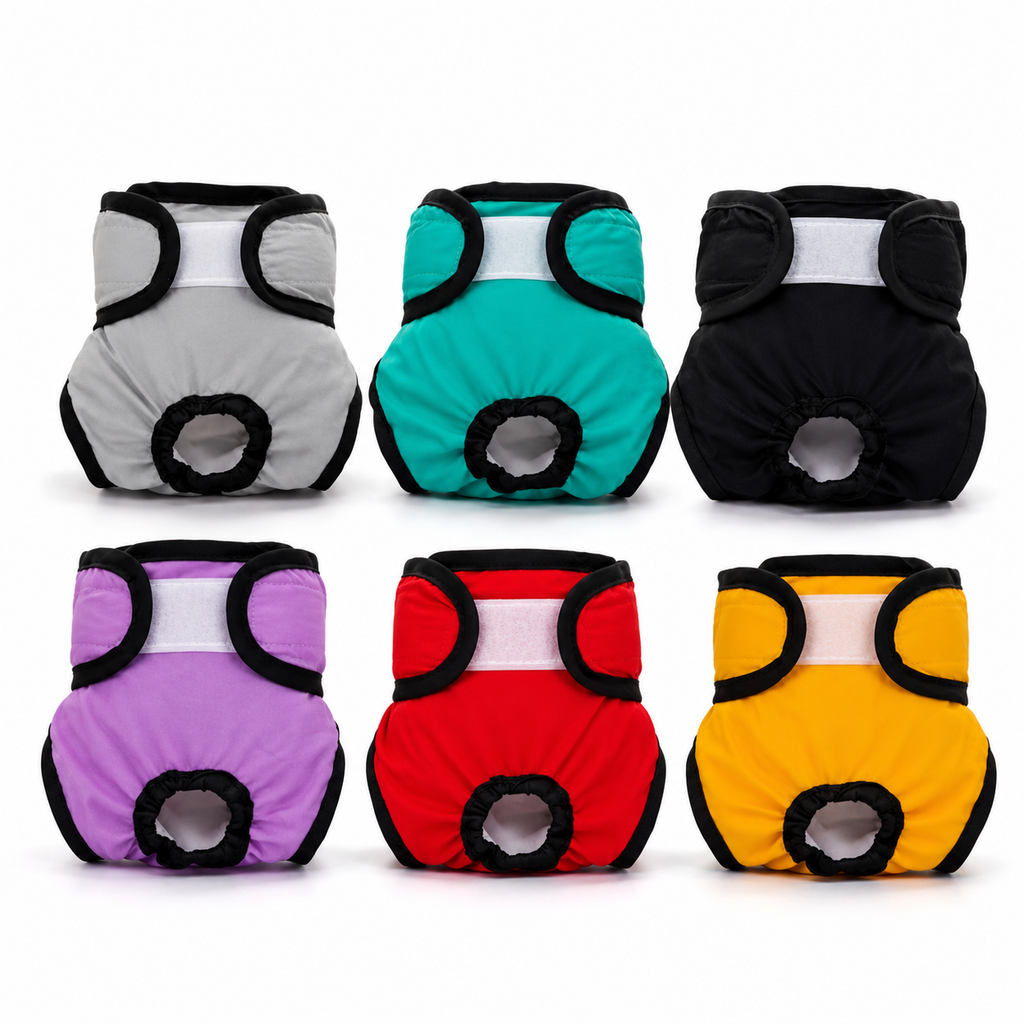 Dailypets Washable Pet Diaper with Soft Absorbent Layer for Female Dogs and Cats