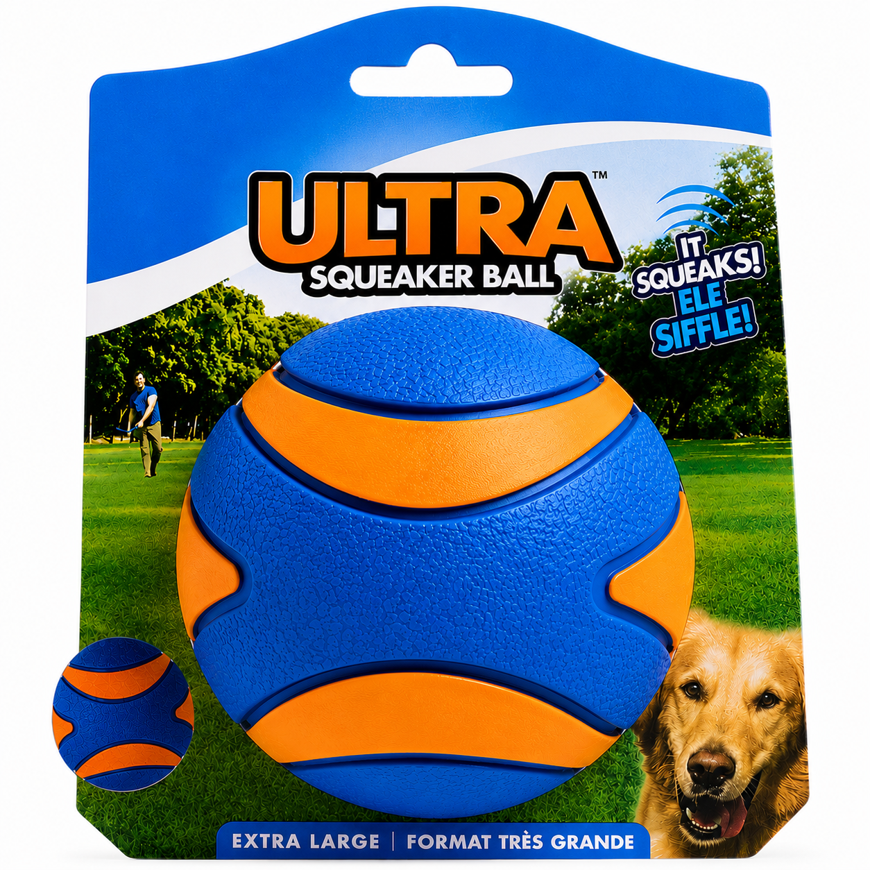Dailypets Large Rubber Fetch Ball for Dogs with High Bounce Floating Design