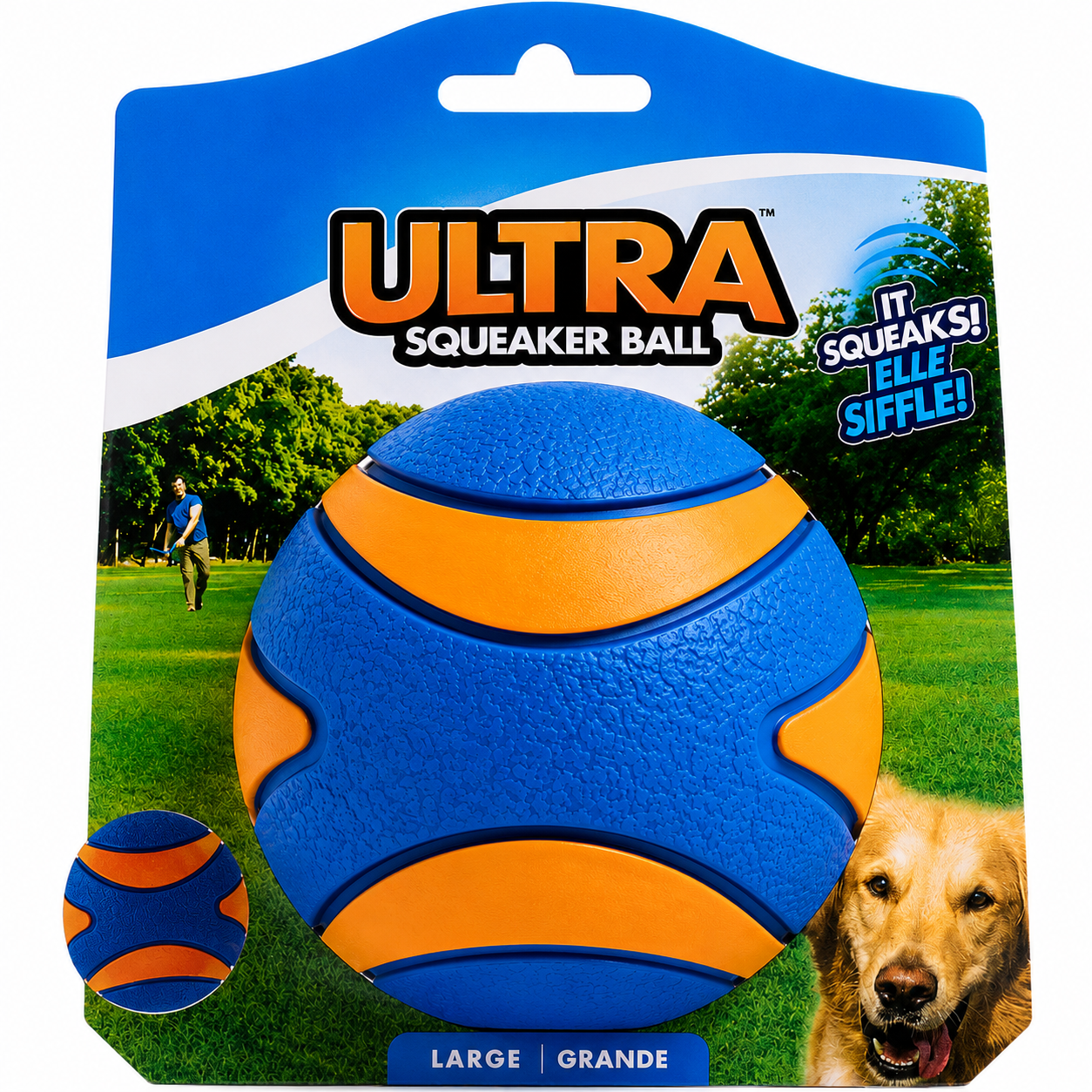 Dailypets Large Rubber Fetch Ball for Dogs with High Bounce Floating Design