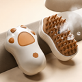 Dailypets Rechargeable 3-in-1 Pet Grooming Brush for Dogs and Cats with Steam Care