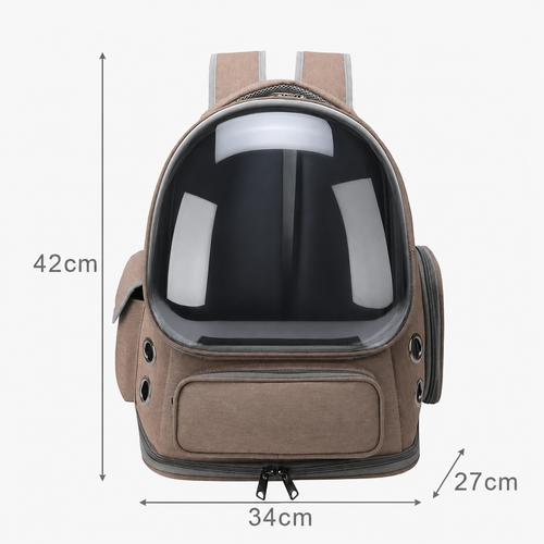 Dailypets Cat Travel Backpack, Ventilated Space Capsule Carrier Bag