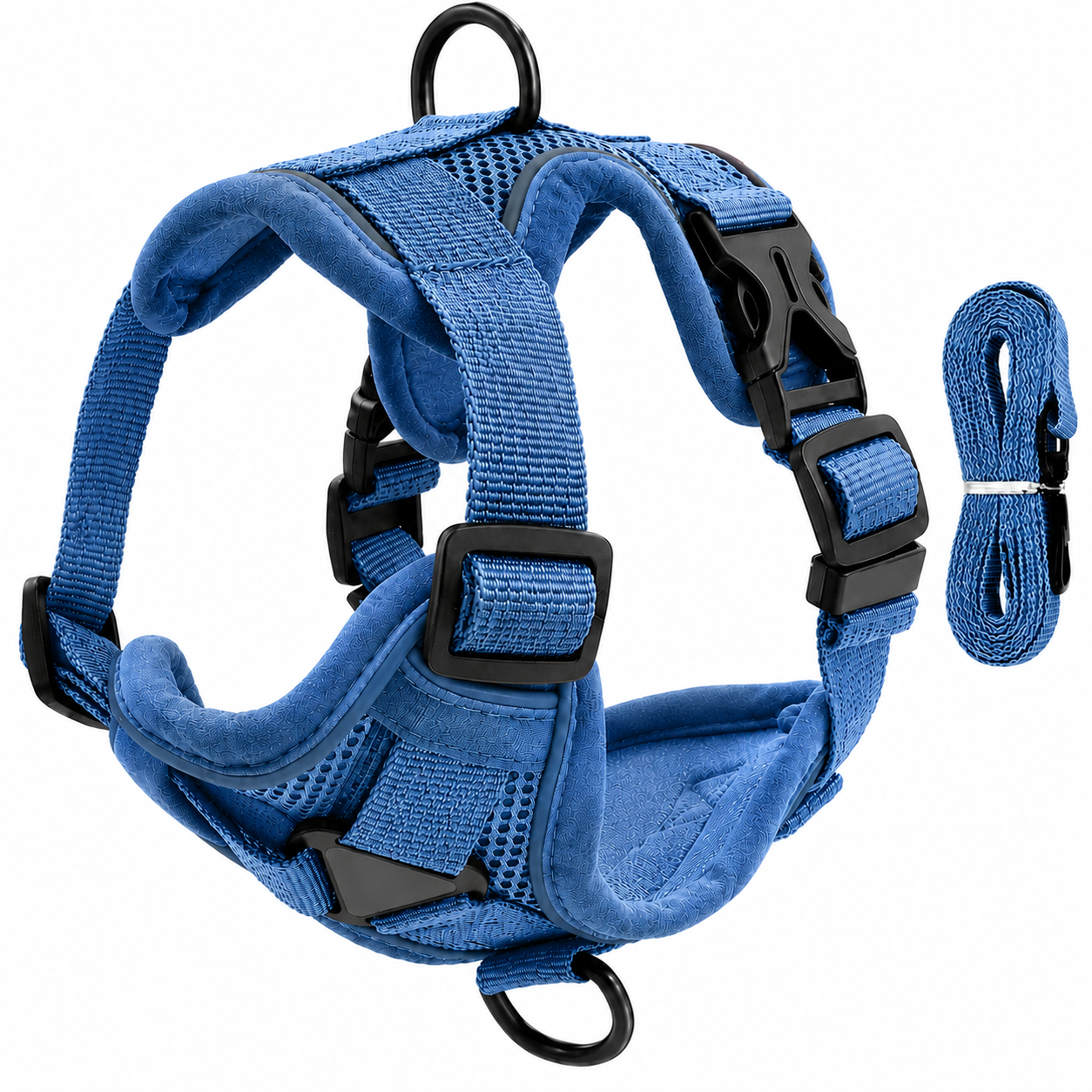 Dailypets Escape Proof Pet Harness with Reflective Breathable Mesh for Daily Walks