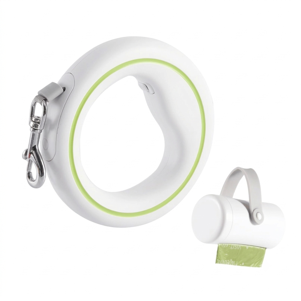 Dailypets 3 m Retractable Dog Leash with One-Button Brake and Ergonomic Grip